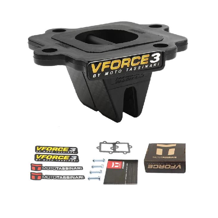 Лепестковый клапан V352A для мотоцикла Yamaha Jog Aerox 50 Suzuki AP AC KTM Ark Beta Карбоновые аксессуары для гоночного скутера VForce3