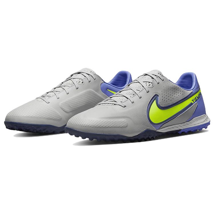 Nike Tiempo Legend 9 React Pro Round Toe Lace-Up TF Artificial Turf Soccer Cleats with Anti-Slip and Durable Support Men Sneaker DA1192-075