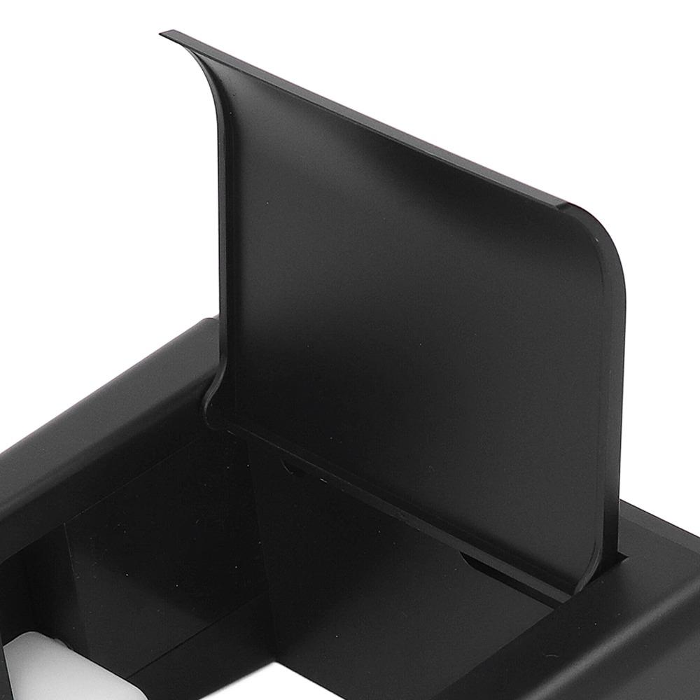 Wall Mounted Toilet Paper Holder Black Toilet Paper Container Toilet Roll Paper Holder Family