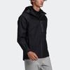 adidas Куртки Мужские Черные С Капюшоном Умеренные Другие GF0019