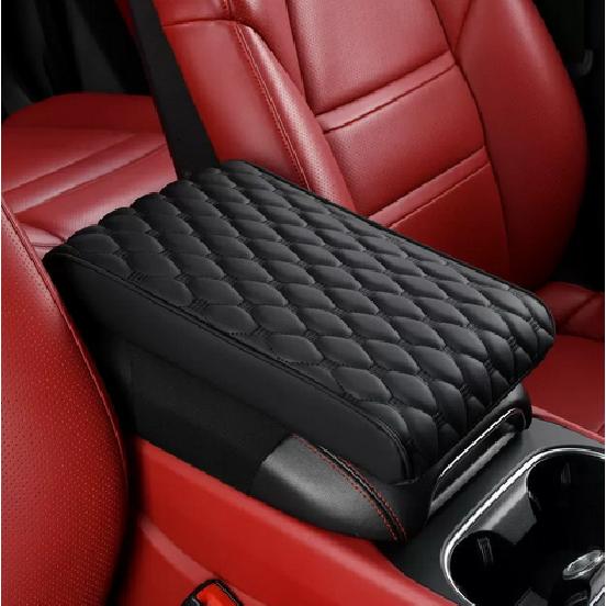 Car Armrest Pad Center Console Box Cover Leather Protector Cushion Accessories