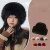 Ladies Autumn and Winter Warm and Thick Plush Imitation Mink Fur Ear Protection Lei Feng Hat Atmosphere Hat