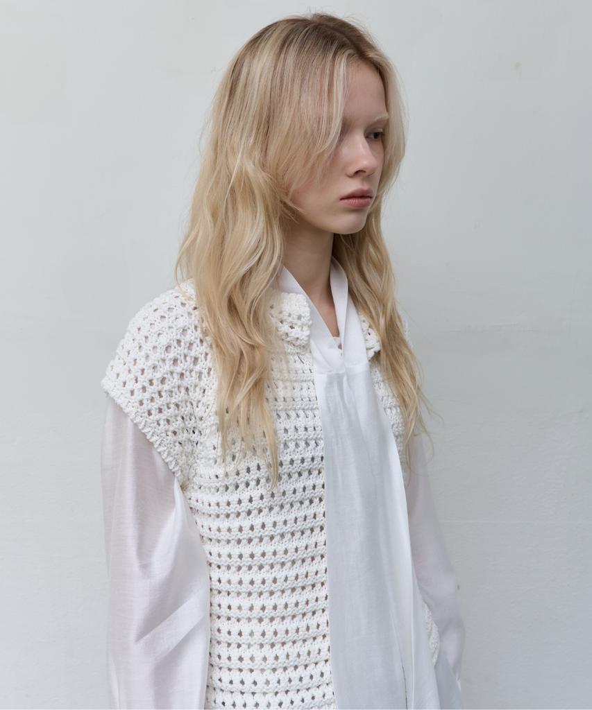 Seolan Cotton Crochet Knit_Ivory