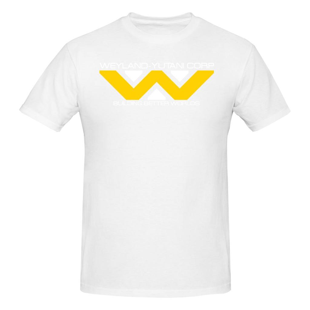 Weyland Yutani Corp Lazy Style Tshirt Simple Korean Style Faderesistant Short Sleeve