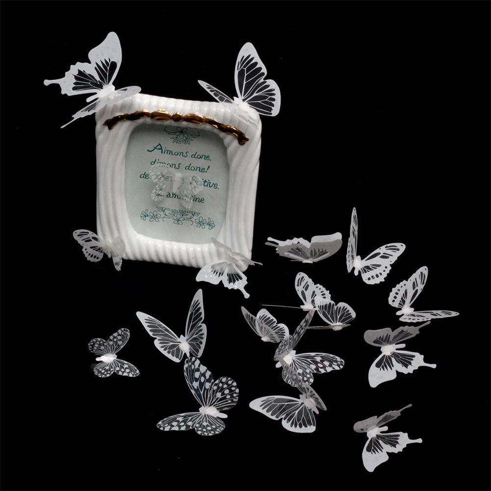 Butterflies Wall Sticker For Kids Rooms Art Mural Refrigerator Wedding Decoration Wall Decals