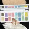 Палетка теней DIKALU, новая палетка с низкой насыщенностью, пудровый финиш, макияж с игрой цвета, сине-зеленый смоки матовый, натуральный выбор