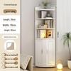 Треугольный угловой полочный шкаф: Простое хранение для спальни и гостиной