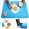 Silicone Mat Kneading Dough Mat Cookie Cake Sheet Baking Mat Tools Non-Stick Rolling Large Dough Pads Tools Sheet Accessories