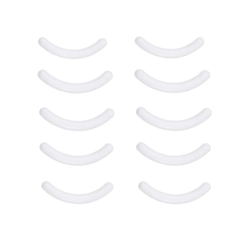 Цветные щипцы для завивки ресниц, сменные резиновые 10 шт./компл., черные, белые, розовые эластичные щипцы для завивки ресниц, сменные резиновые полоски, аксессуары