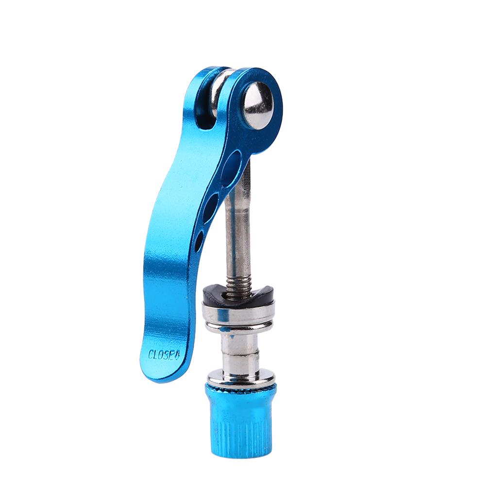 Bicycle Seatpost Binder Bolt Aluminum Alloy Seatpost Clamp Skewer Portable Quick Release Lever Cycling Accessories