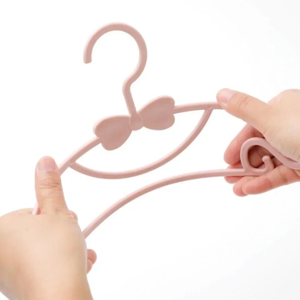 5шт детские вешалки для одежды портативные пластиковые вешалки для показа ветрозащитная детская вешалка для пальто органайзер для детской одежды