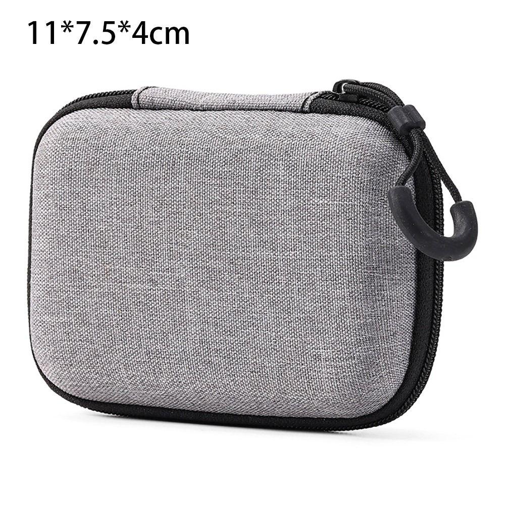 1Pcs Mini EVA Storage Bag Pouch Carrying Bag Zipper Earphone Case For Airpod Earphone/Phone/Charging Cable Digital Accessories
