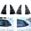 Для Polo MK5 6R 6C 2011-2017 Задняя оконная шторка-жалюзи Боковая накладка ABS Черный Карбоновое волокно Внешние аксессуары для автомобиля