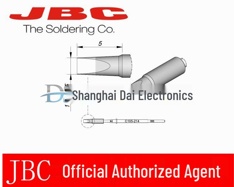 Наконечник паяльника стамеска JBC C105214 для станции NANE-2HC