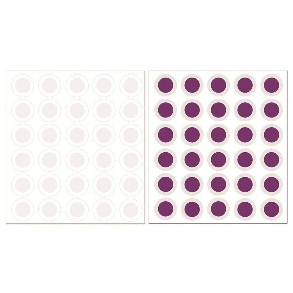 5pcs/set UV Test Stickers Photochromic Self-adhesive Sticker UV Detecting Patches Picnics Hiking