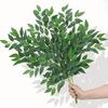 CEWOR 16 шт. Итальянских веточек рускуса, 70 см Искусственная гирлянда из зеленых листьев, Подвесной спрей для свадебной арки, Наполнитель для букета, Стол