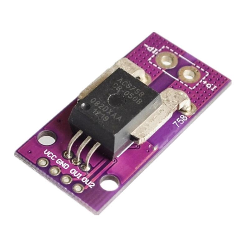 ACS758LCB-050B-PFF-T High Side Current Sensing Module ACS758LCB 50A with Galvanic Isolation and Easy Mounting