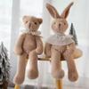Декор для дома Плюшевая игрушка-кролик Мягкая игрушка Плюшевый кролик Плюшевый мишка Кукла Спутник для сна