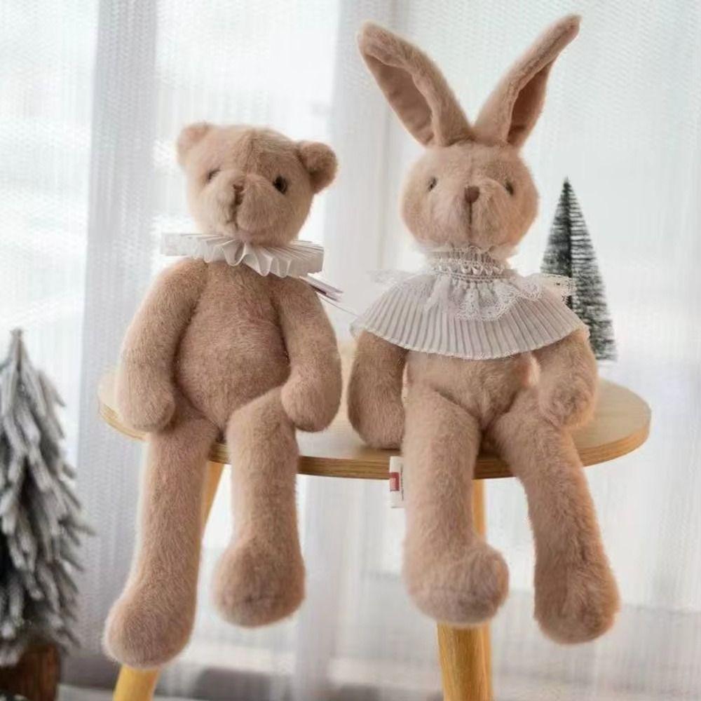 Декор для дома Плюшевая игрушка-кролик Мягкая игрушка Плюшевый кролик Плюшевый мишка Кукла Спутник для сна