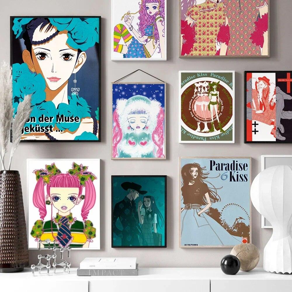 Paradise Kiss японского аниме с принтом, художественный постер, мультяшная манга, холст, картина, современная настенная картина, декор