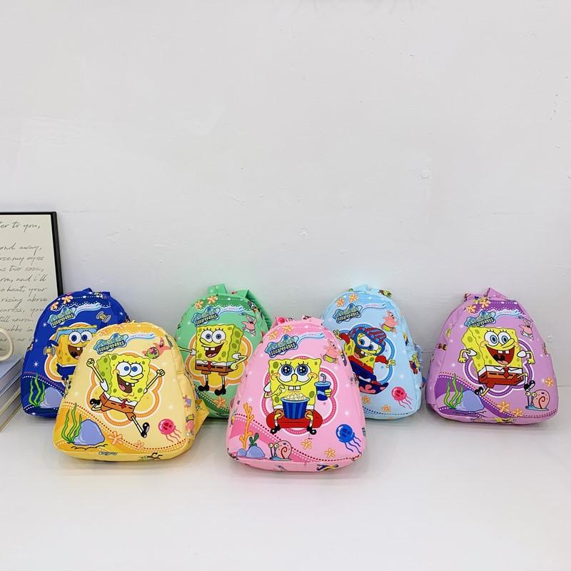 Cartoon Anime Boys And Girls Backpack Cute Print Kindergarten Baby Schoolbag Children'S Small Backpack
