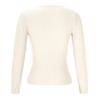 Women's Fashion V-Neck Slim Sweater Long Sleeve Pullover Solid Colour Top