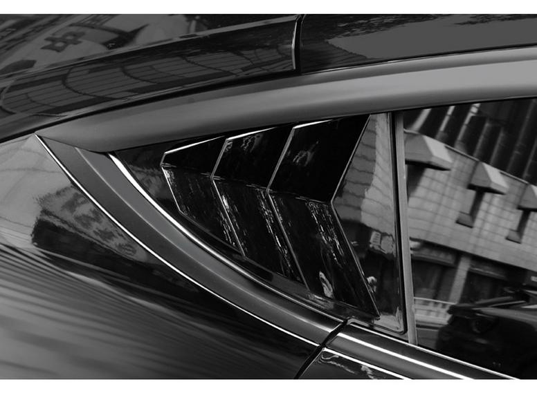 Наклейка-дефлектор на заднее треугольное окно Model Y, 21-25