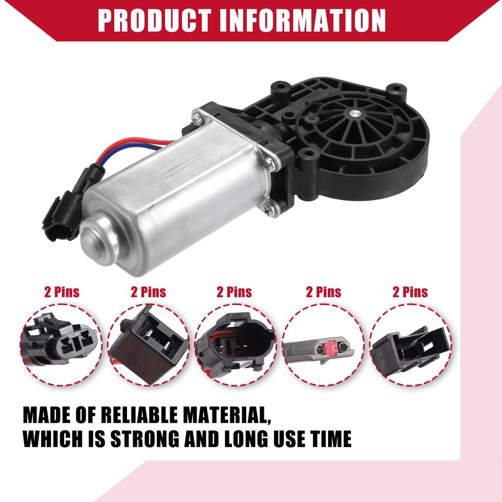 Hihaha F6TZ 1523209-AA Power Window Lift Motor for Ford, Mercury, Lincoln, and Mazda / 1 Set