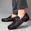 Трансграничная поставка Мужские лоферы больших размеров, модные и универсальные деловые кожаные туфли из высококачественной кожи первого слоя, креативные кожаные туфли
