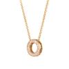 Подвеска и ожерелье Pave Circle из стерлингового серебра 925 пробы, ожерелья для женщин, оригинальные ювелирные изделия, подарок, Colares, новинка