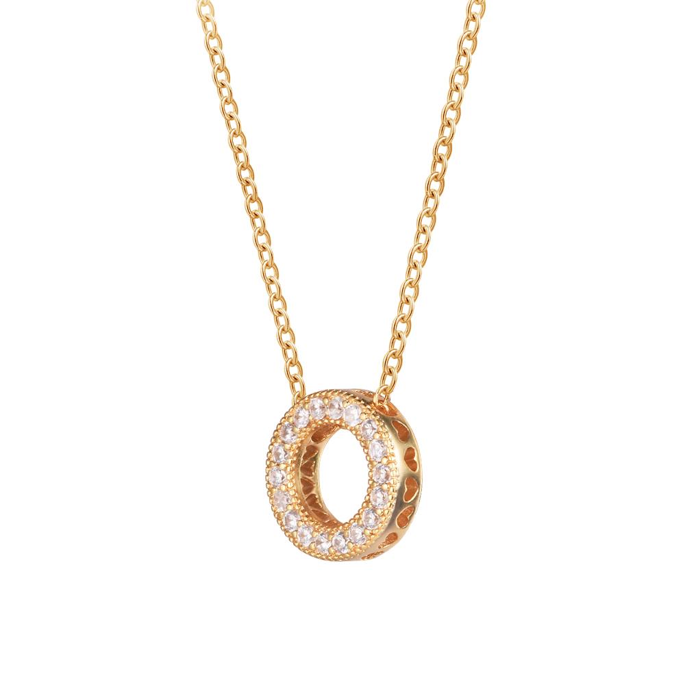 Подвеска и ожерелье Pave Circle из стерлингового серебра 925 пробы, ожерелья для женщин, оригинальные ювелирные изделия, подарок, Colares, новинка