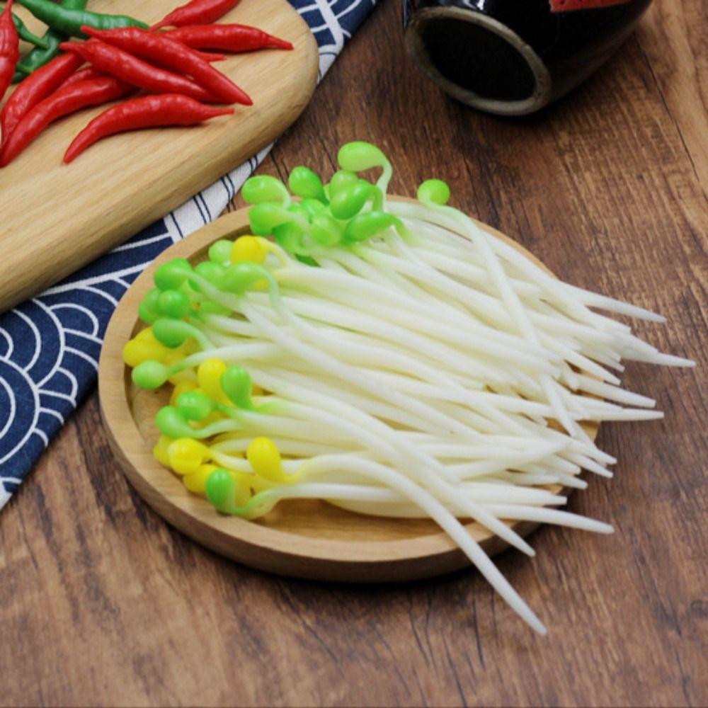 Имитация еды Игрушки-непоседы Ростки маша Мягкие тянущиеся Сенсорные игрушки Модель пророщенных бобов Подарок