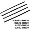Toyota 2001-2007 Звукоизоляционная уплотнительная лента окна, Накладка-ветроотражатель наружная, 80821-8H300