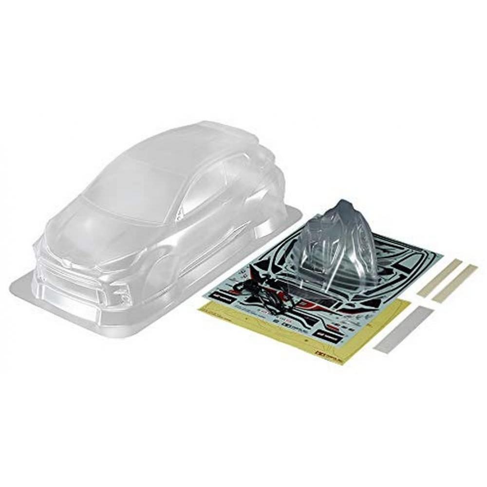 Tamiya RC Spare Parts No.1656 SP.1656 110RC Toyota GR Yaris Unpainted Clear Spare Body Set 51656