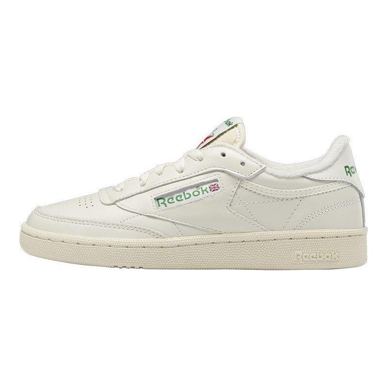 Reebok Club C 85 Vintage Chalk Glen Green Женские кроссовки Кремовый алебастр 100007797