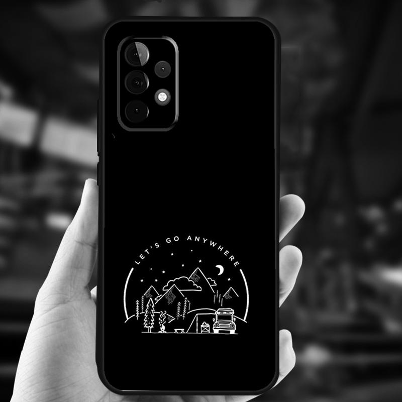 Camping Mountain Case For Samsung Galaxy A05 A06 A22 A53 A33 A26 A16 A56 A36 A32 A52 A54 A34 A14 A55 A15 A35