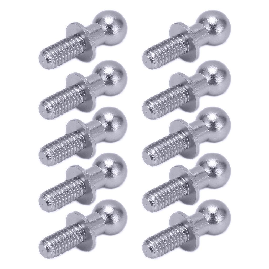 Universal Spare Parts for RC Cars M3 Metal Hex Ball Screw Compatible with Tamiya TT01/02 RC Car Tie Rod Ends and Shock Mounts