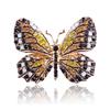 Мода и защита окружающей среды Сплав Цветные Стразы Бабочка Животное Брошь Корсаж Женские Аксессуары Брошь