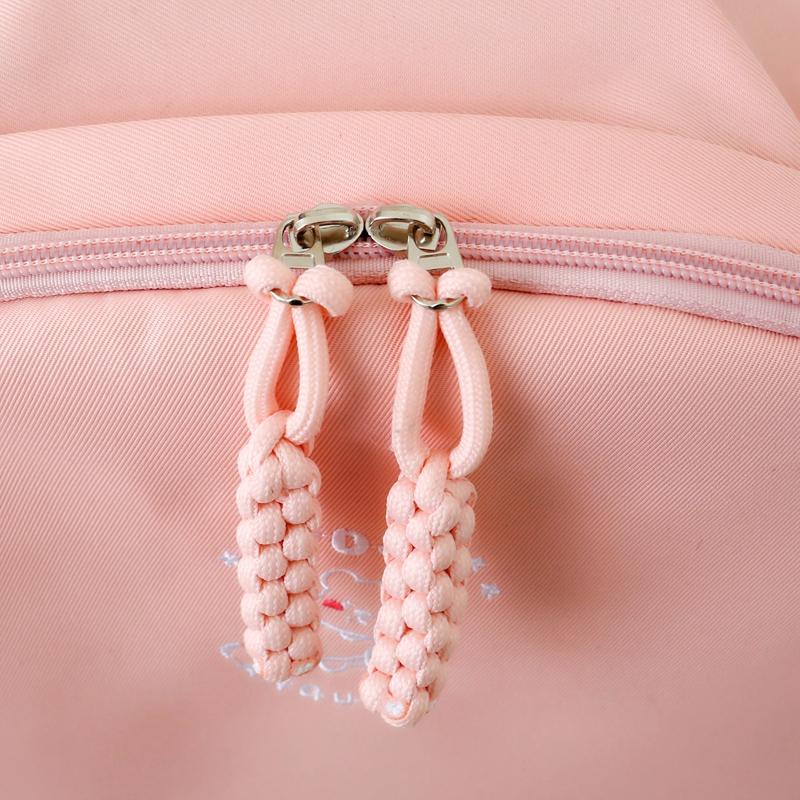 Комплект из трех рюкзаков с мультяшным принтом, школьный рюкзак для девочек, большой вместимости, для учеников начальной и средней школы