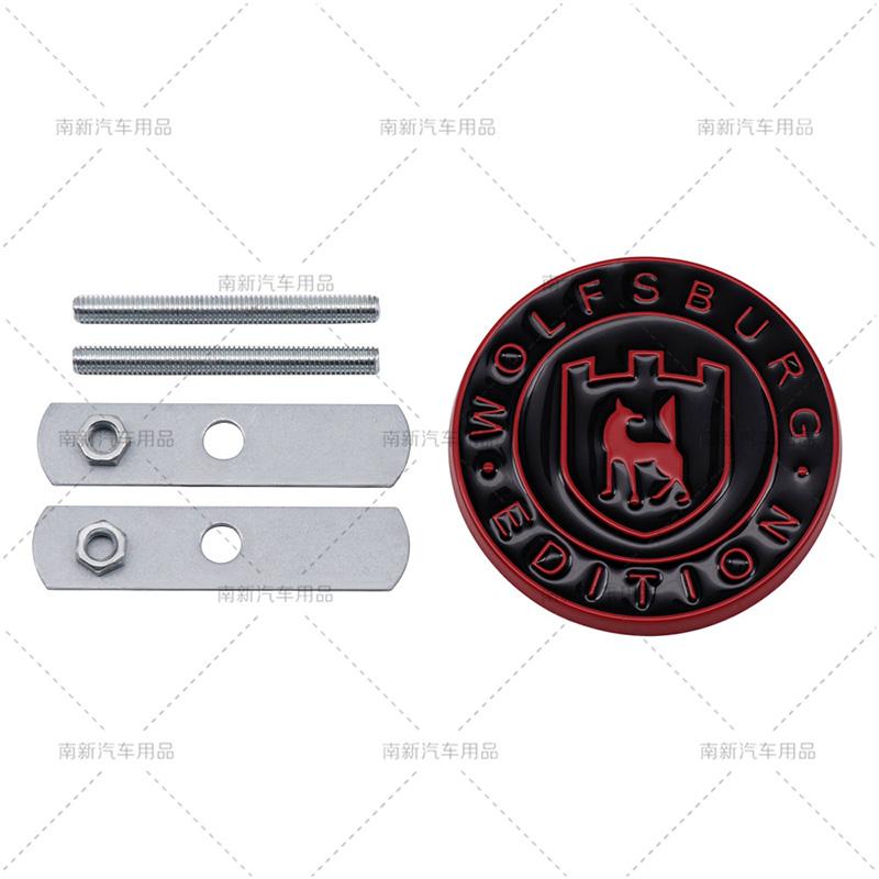 3D Metal Germany Wolfsburg Edition Logo Emblem Car Rear Trunk Sticker Front Grill Badge For VW GTI Golf 2 3 4 5 6 7 MK2 MK3 MK4 AY5