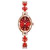 Rhinestone Leaf Women's Quartz Bracelet Watch – Hot-Selling Fashion Accessory