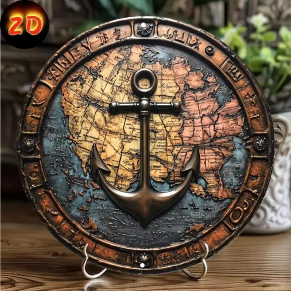 Book Metal Nook Cozy Sign Library Living Room Wall Decor 20x20 Cm Iron Art