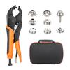 Snap Fastener Tool Set Snap Fastener Pliers Adjustable Snap Setter Snap Install Tool Pliers for Replacing Tarps