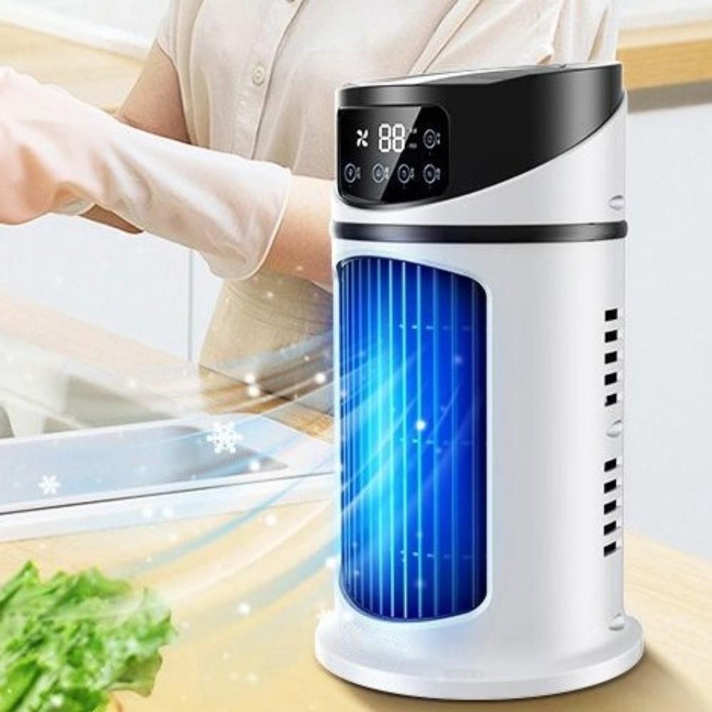 6-Hour Timer Air Cooling Fan 6-Speed Cold Air Conditioner Fan Portable Air Cooler Home Use