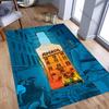 A-Aperol Rug for Bedroom S-Spritz Theme Carpet for Teens Office Area Large Decor Carpet for Dining LivingRoom Playroom Floor Mat