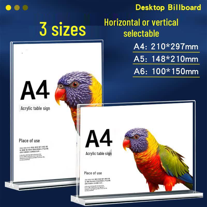 Cilibao Magnetic Acrylic T-Shape Display Stand