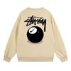 Свитшот Stu Streetwear Tour Edition с принтом букв, круглый вырез, мужской, свободный крой, хлопок, для повседневной носки