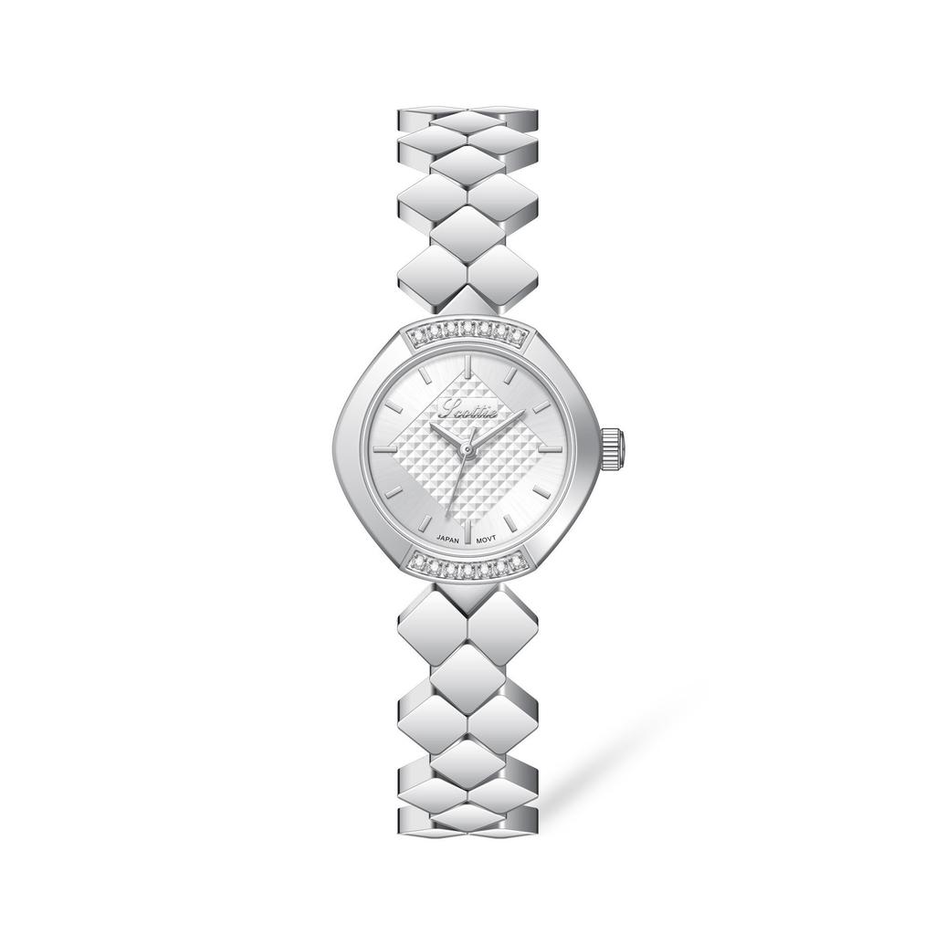 9831 Up and Down Diamond Fashion Steel Belt Women's Watch Rhombus
