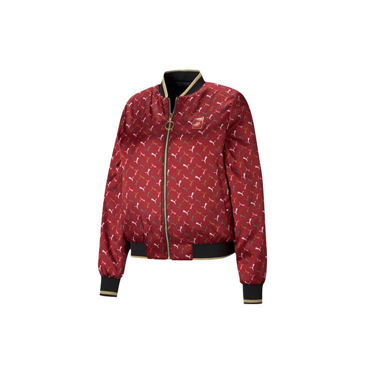 Puma X Charlotte Olympia Collaboration стойка воротник двусторонняя повседневная куртка женская куртка черный 598789-01