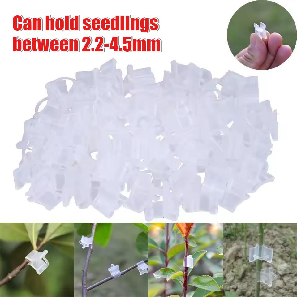 Garden Flower Plant Vine Seedlings Grafted Branches Clip Connector Fasteners Plastic Clips Garden Migration Tool